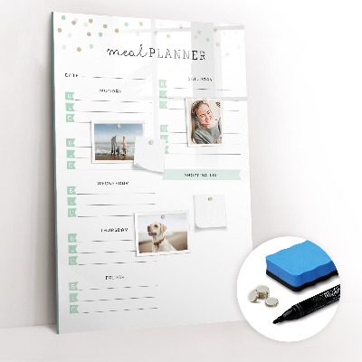 Magnetic marker board Green Vegetables