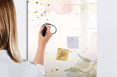 Magnetic marker board Watercolor Abstraction