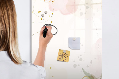 Magnetic marker board Watercolor Abstraction