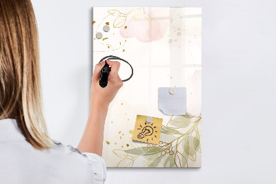 Magnetic marker board Watercolor Abstraction
