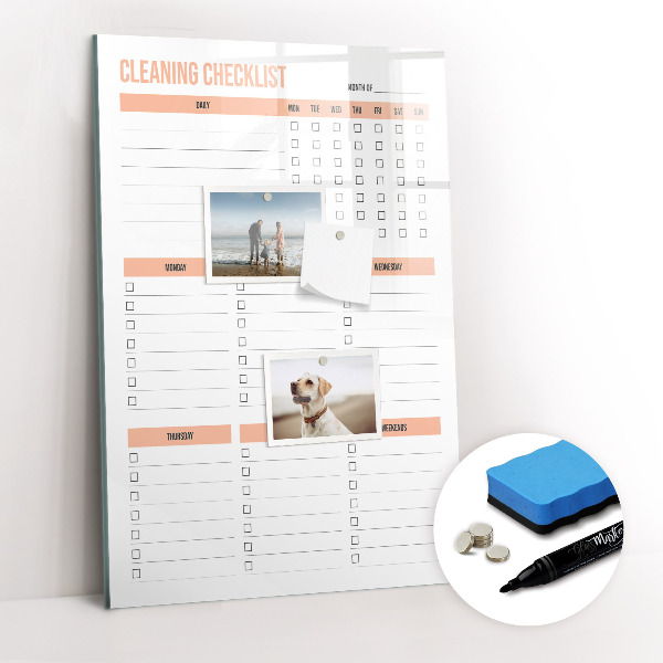 Magnetic marker board Photo Frames
