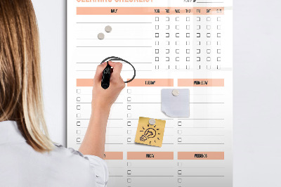 Magnetic marker board Photo Frames