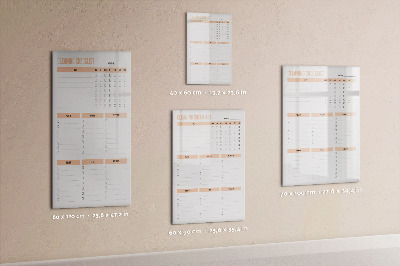 Magnetic marker board Photo Frames