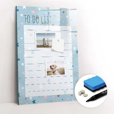 Magnetic marker board To-Do List