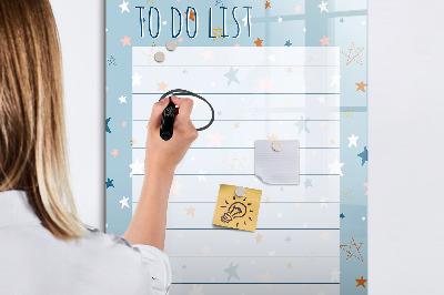 Magnetic marker board To-Do List