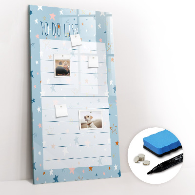 Magnetic marker board To-Do List