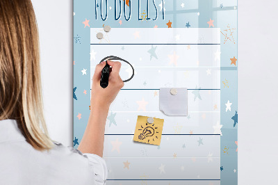 Magnetic marker board To-Do List