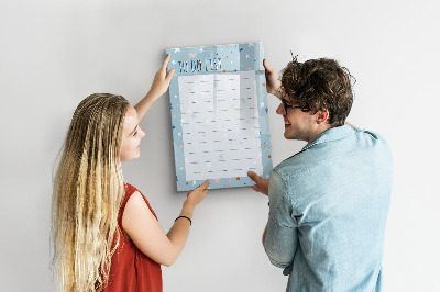 Magnetic marker board To-Do List