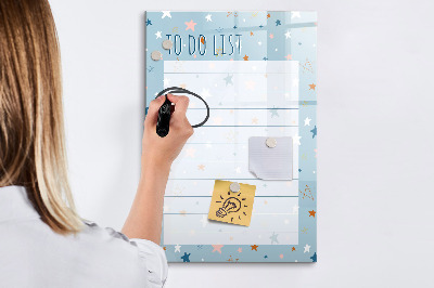 Magnetic marker board To-Do List