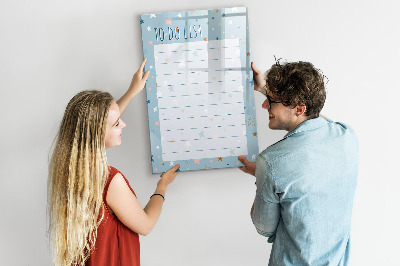 Magnetic marker board To-Do List