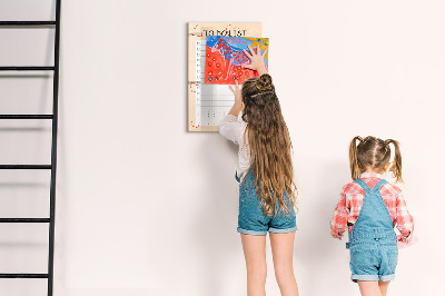 Glass dry erase board magnetic To-Do List