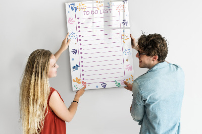 Magnetic marker board To-Do List
