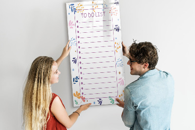 Magnetic board for drawing To-Do List