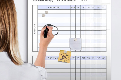 Magnetic board for drawing Duty chart