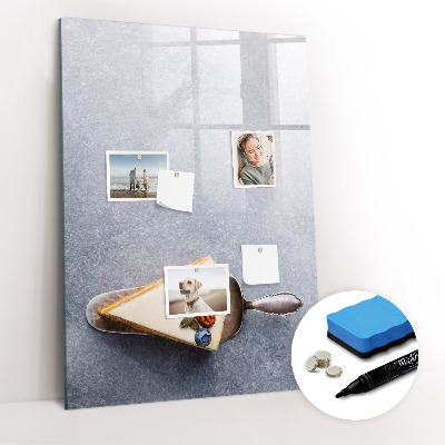 Magnetic marker board Large leaves pattern