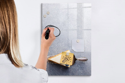 Magnetic marker board Large leaves pattern