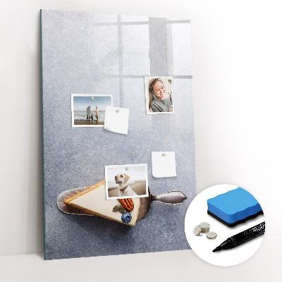 Magnetic marker board Large leaves pattern
