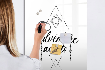 Glass dry erase board magnetic Adventure