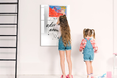 Glass dry erase board magnetic Adventure