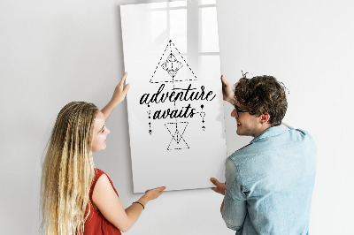 Glass dry erase board magnetic Adventure