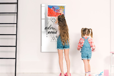 Glass dry erase board magnetic Adventure