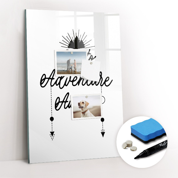 Magnetic marker board Adventure