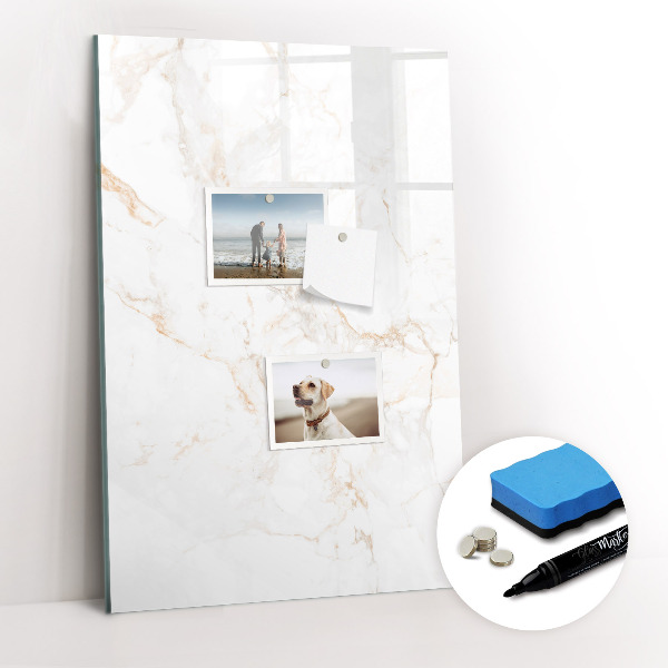 Glass dry erase board magnetic Meal Planner