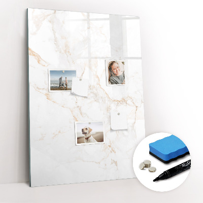 Glass dry erase board magnetic Meal Planner