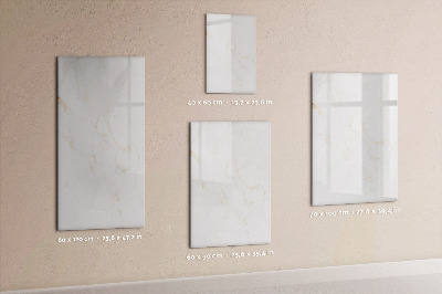 Glass dry erase board magnetic Meal Planner