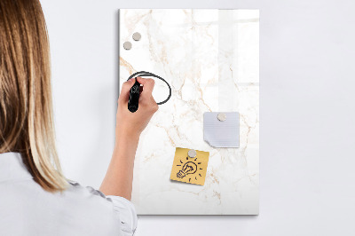 Glass dry erase board magnetic Meal Planner