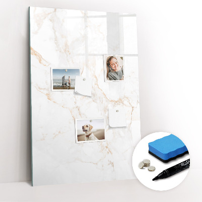 Glass dry erase board magnetic Meal Planner