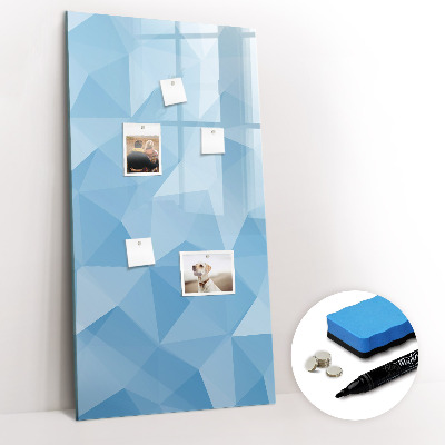 Glass dry erase board magnetic Golden leaves