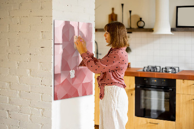 Magnetic drawing board Triangles abstraction