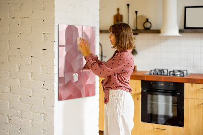 Magnetic drawing board Triangles abstraction