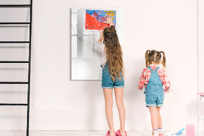 Magnetic drawing board Decorative marble