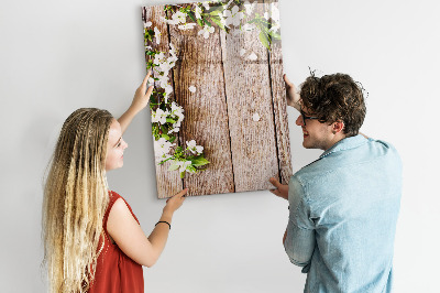 Glass dry erase board magnetic Flowers on boards