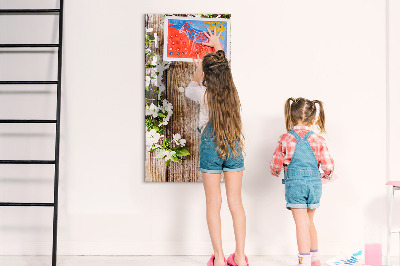 Magnetic board for writing Flowers on boards