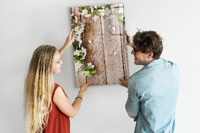 Magnetic board for writing Flowers on boards