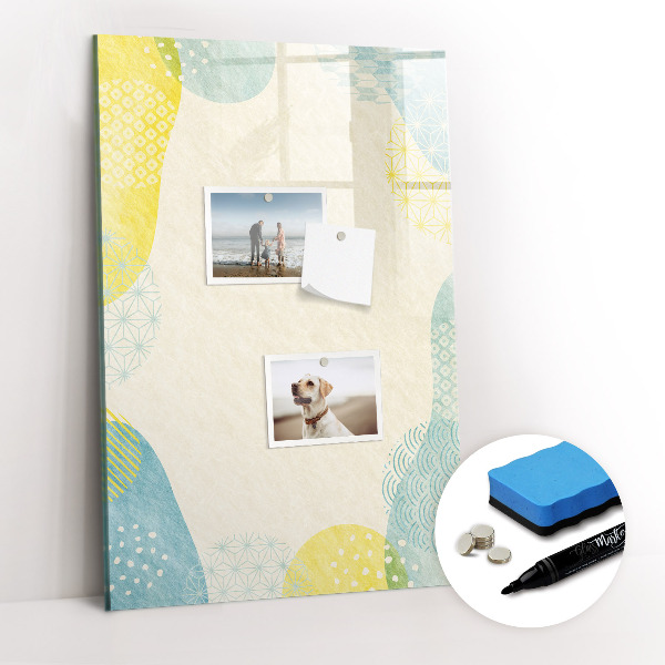 Magnetic marker board Light concrete