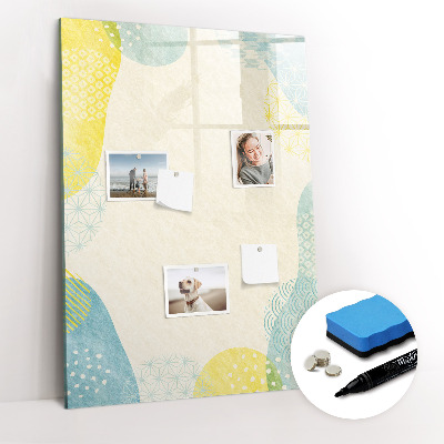Magnetic marker board Light concrete