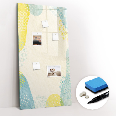Magnetic marker board Light concrete