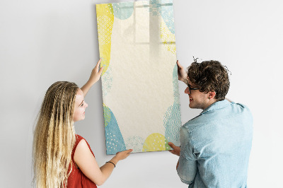 Magnetic marker board Light concrete