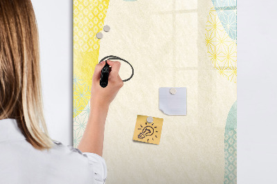 Magnetic marker board Light concrete