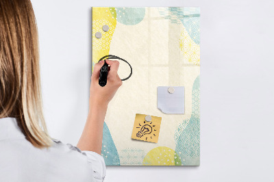 Magnetic marker board Light concrete