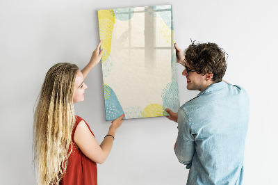 Magnetic marker board Light concrete