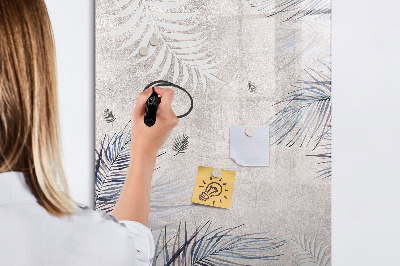 Glass dry erase board magnetic Frame decorative
