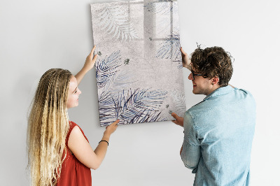 Glass dry erase board magnetic Frame decorative