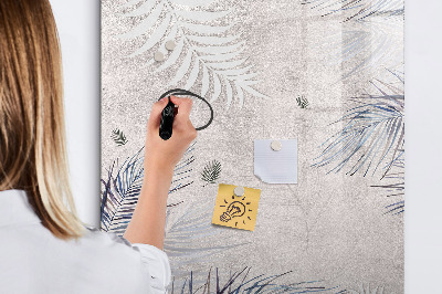 Glass dry erase board magnetic Frame decorative