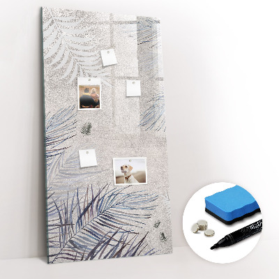 Glass dry erase board magnetic Frame decorative