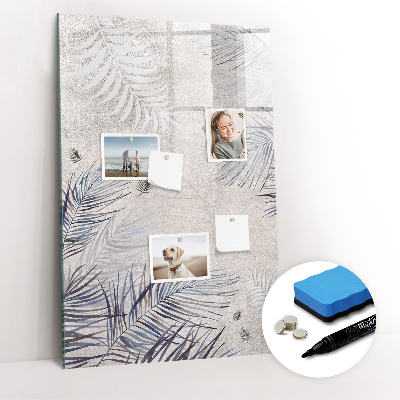 Glass dry erase board magnetic Frame decorative